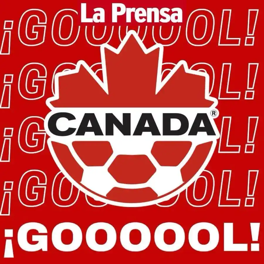 Image from Diario La Prensa: 6️⃣-0️⃣Minuto 89 ¡Gooooooool de Canadá! El sexto de los canadienses an...