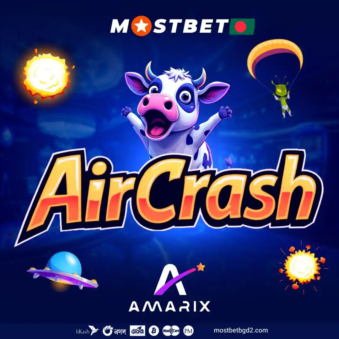 Image from MOSTBET BANGLADESH 🇧🇩: 🎯💰 AirCrash এ বাজি ধরুন, এক্সপ্লোসিভ লাভ তুলুন! 💥🚀  Mostbet নিয়ে এ...