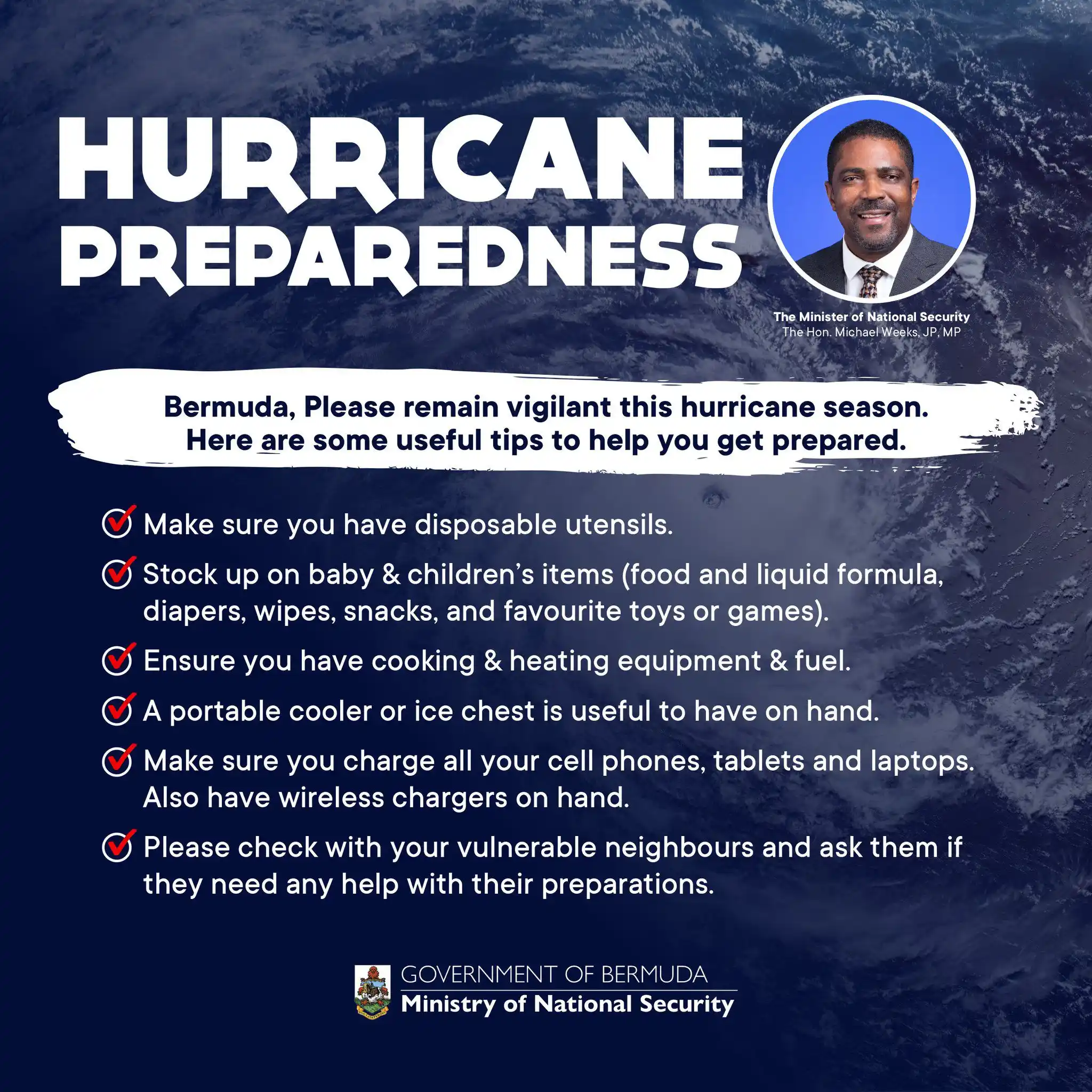 Image from Government of Bermuda: Atlantic Hurricane Season is here. Now’s the time to get ready. Make ...
