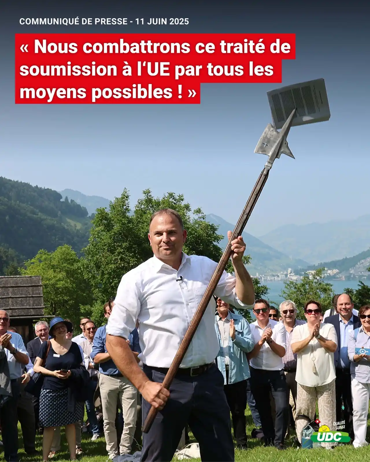 Image from UDC Suisse : Cette année, l’excursion du groupe parlementaire UDC a conduit ses mem...