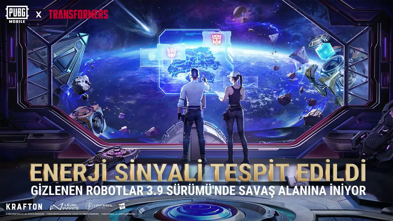 Image from PUBG Mobile Türkiye: Cybertron sinyali tespit edildi... ve giderek güçleniyor. Devasa bir ...