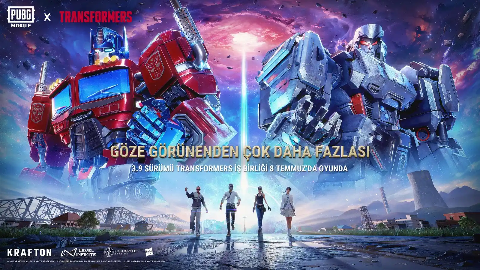 Image from PUBG Mobile Türkiye: Cybertron'un küllerinden yeni bir savaş ateşleniyor. PUBG MOBILE'a TR...