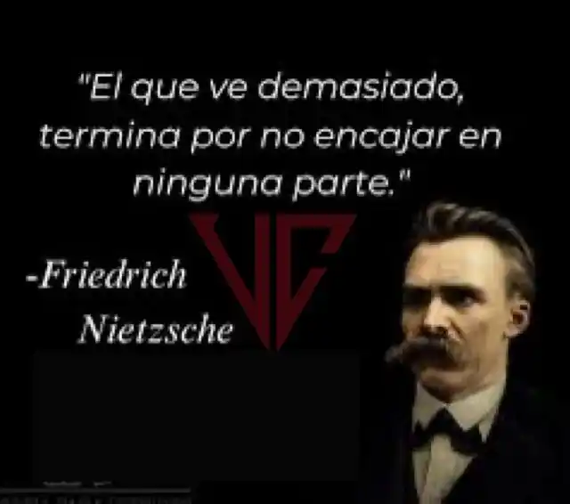 Image from SER HACER TENER: “EL QUE VE DEMASIADO... termina por no encajar en ninguna parte...” -...