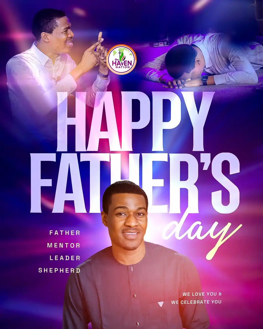 Image from THN Church ⛪️ : Happy Father’s Day, Pastor Tomiwa Oluyen We Honor You As A Father A...