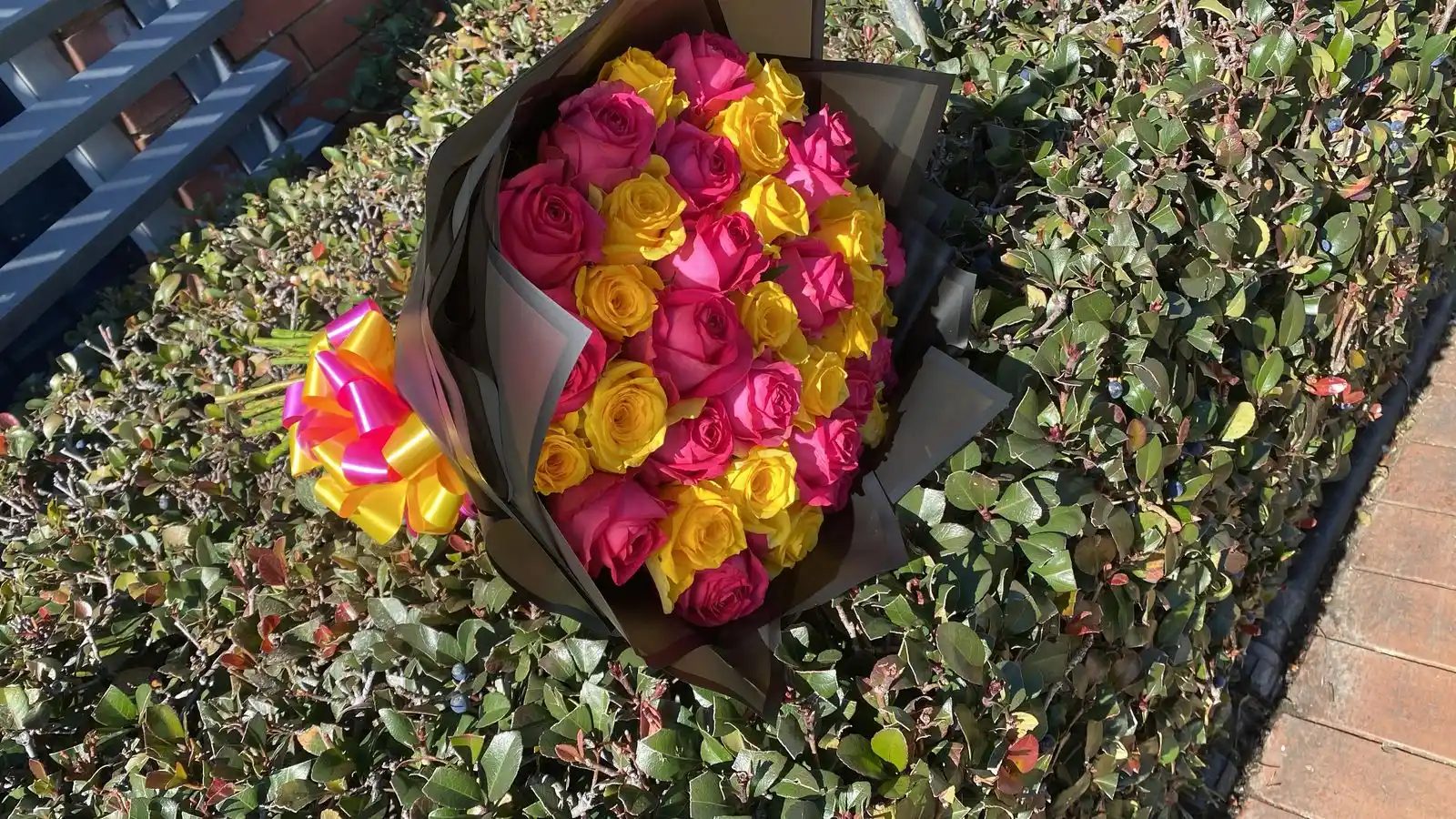 Image from CVRS INTERNATIONAL FLORIST : Here is the bouquet of happiness 🌹...