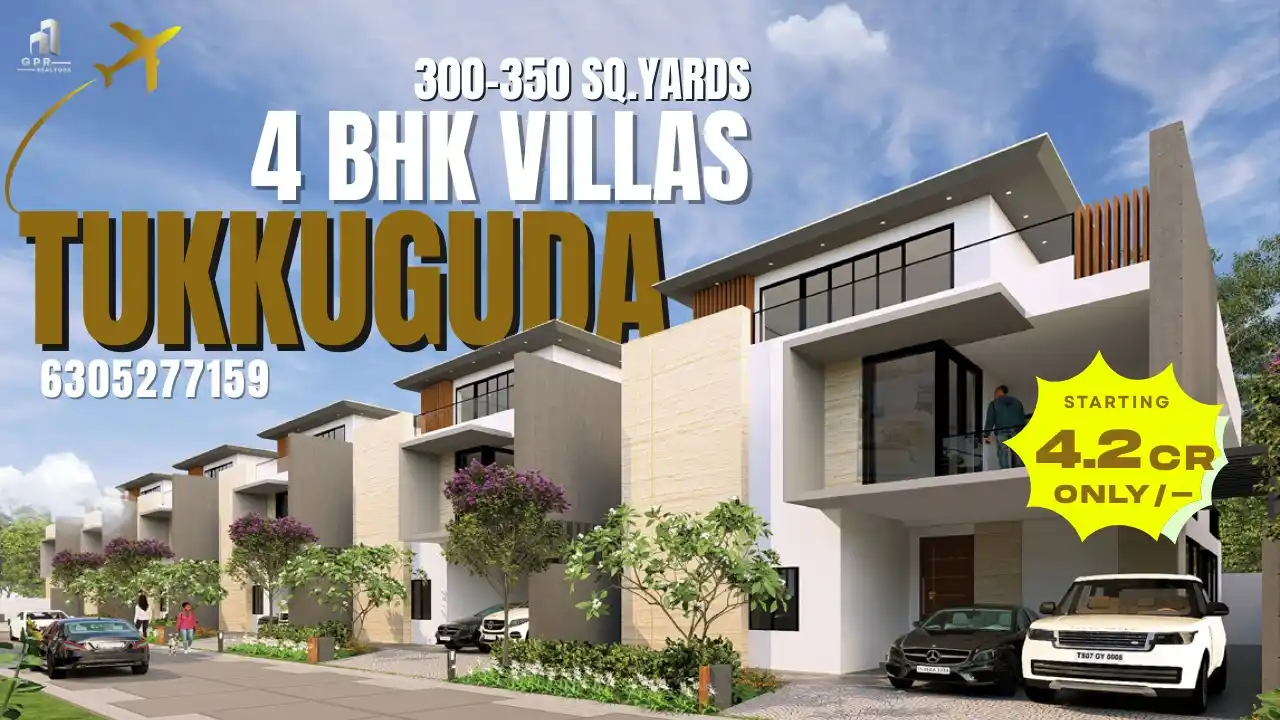 Image from GPR Realtors | LANDLORD - INVESTORS SHARE / HYD: *🏡 Identity Aastha – 4 BHK Ultra-Luxury Triplex Villas @ Tukkuguda* ...