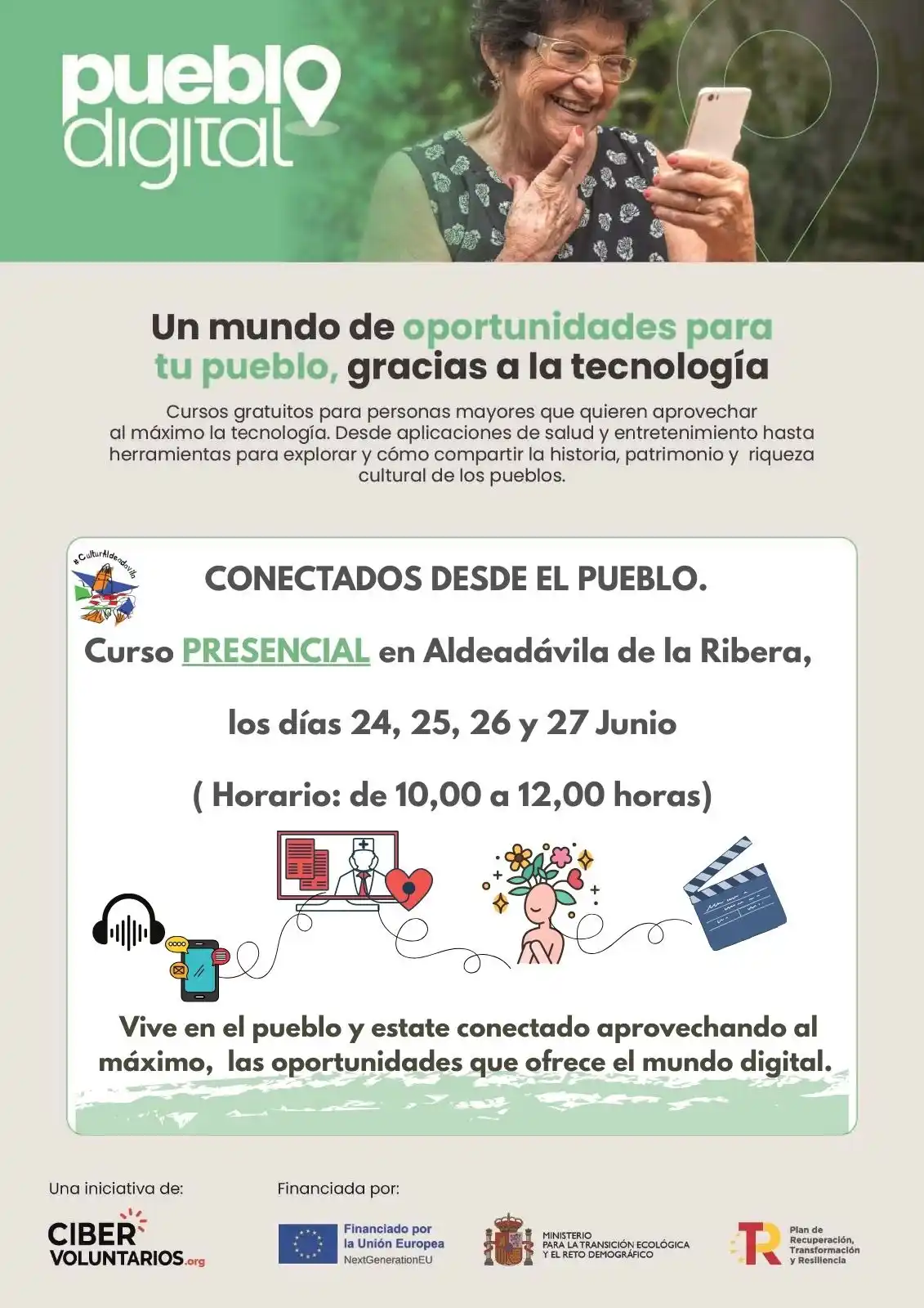 Image from Aldeadávila De La Ribera: 🟡 INFORMACIÓN: Este mes de junio tenemos en Aldeadávila este curso gr...