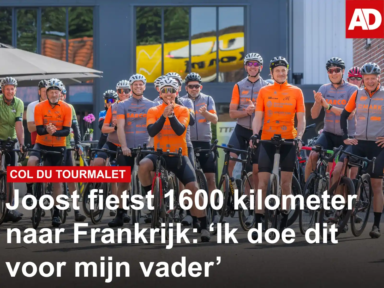 Image from AD Westland: Joost Barendse verloor zijn vader aan kanker. Om hem te herdenken én o...
