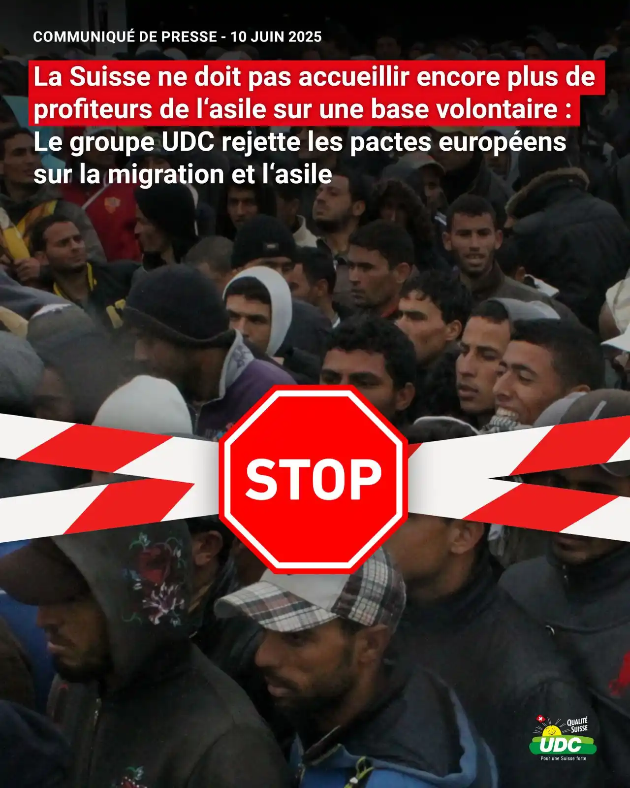 Image from UDC Suisse : La neutralité armée assure la paix et la prospérité de la Suisse depui...