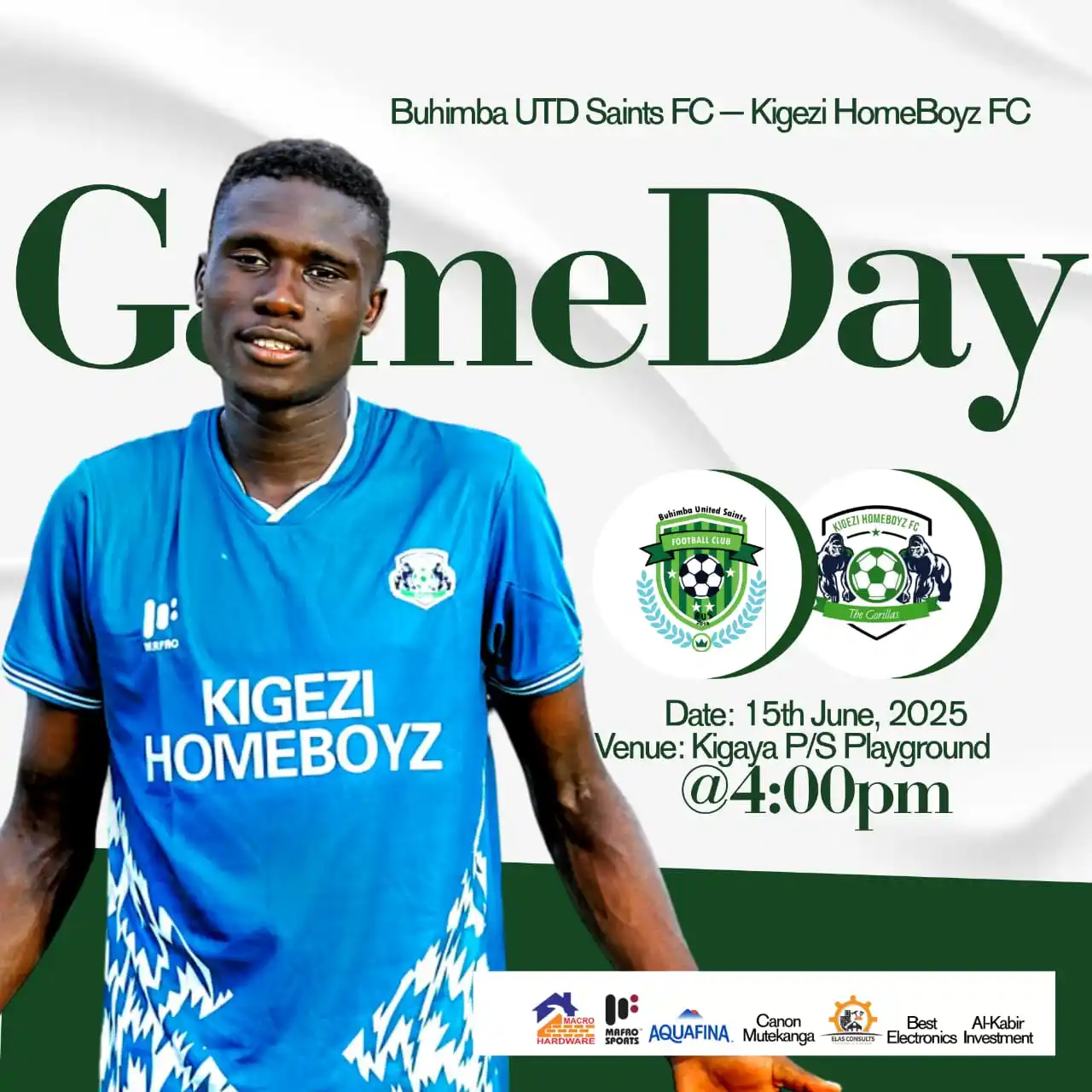 Image from KIGEZI HOMEBOYZ FOOTBALL CLUB: ⚪️ 𝗠-𝗔-𝗧-𝗖-𝗛-𝗗-𝗔-𝗬 🟢 Last away game of the 2024/25 season in...