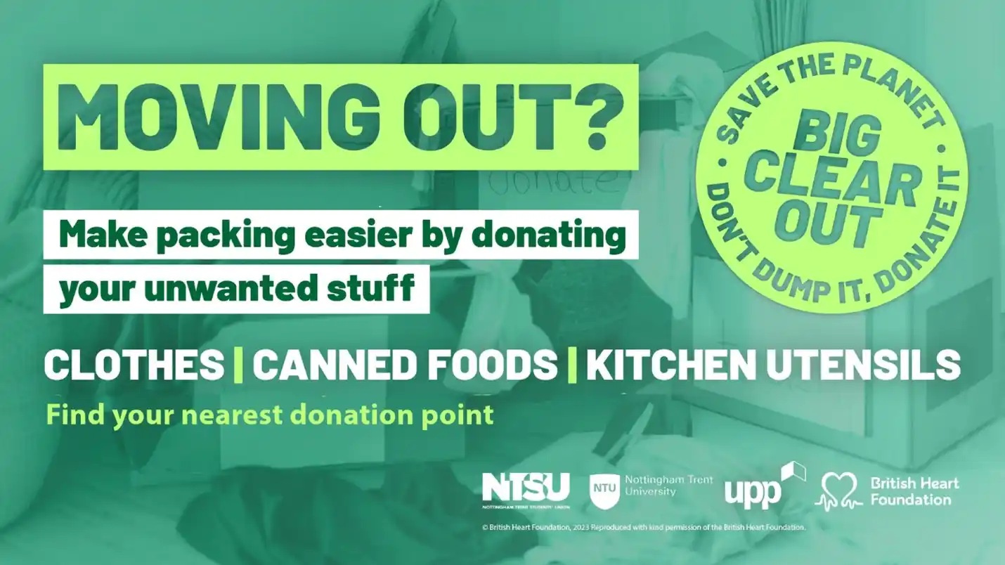 Image from NTU student life: *Make packing easier by donating your unwanted items to charity* 📦  T...
