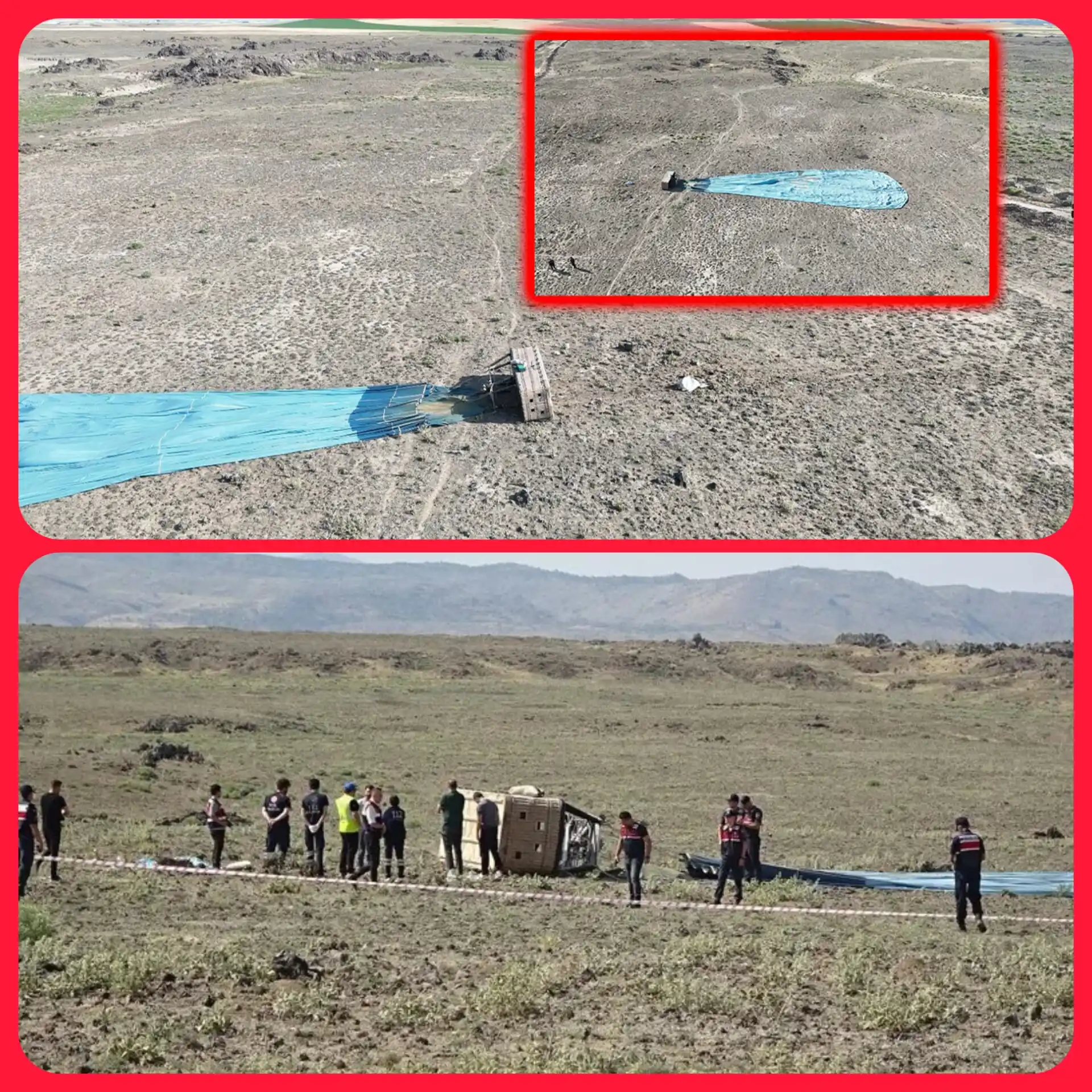 Image from يوسف ملا: مقتل طيار وإصابة 31 سائحًا جراء هبوط عنيف لمنطاد هوائي في ولاية أكسراي...