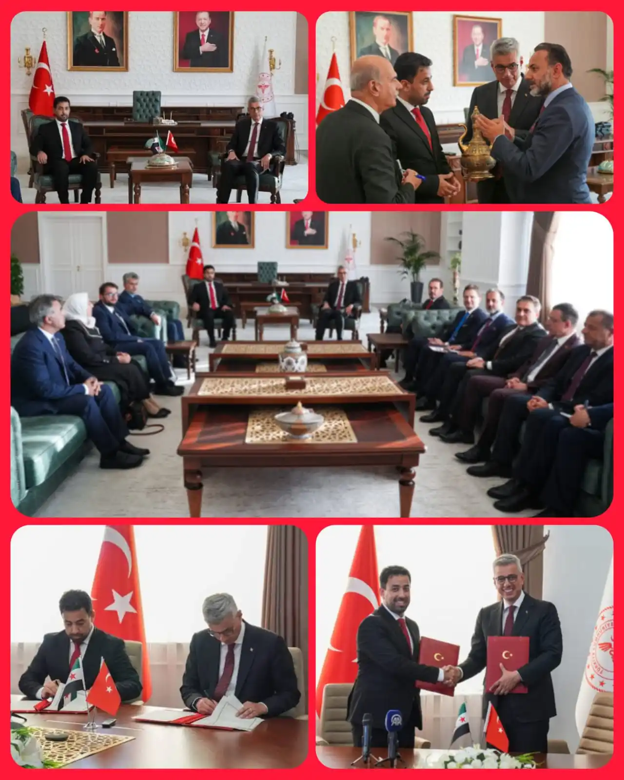 Image from يوسف ملا: وقّعت تركيا وسوريا بروتوكول تعاون بين وزارتي الصحة في البلدين، ينص على...