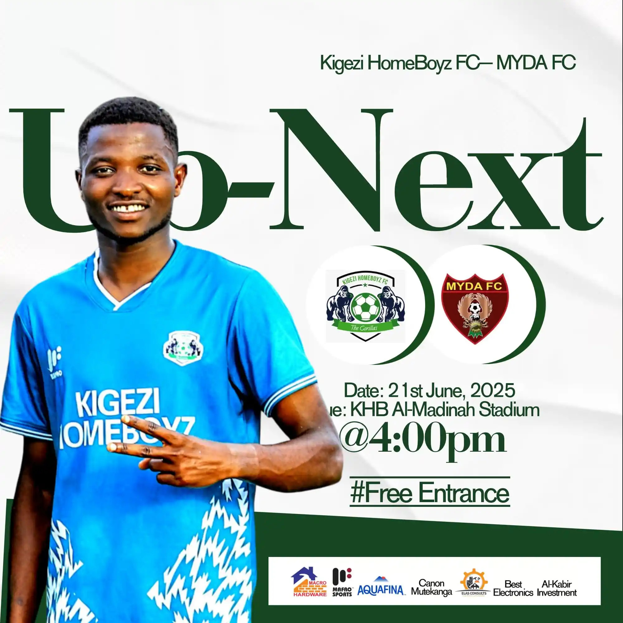 Image from KIGEZI HOMEBOYZ FOOTBALL CLUB: Our season ends on Saturday. COYG! 💚 <a class="text-blue-500 hove...