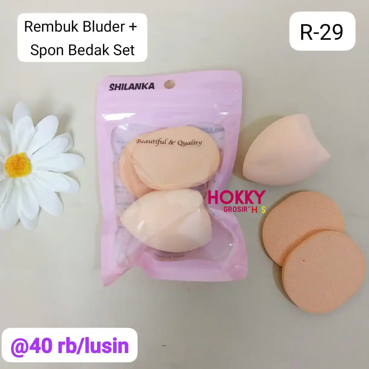 Image from GROSIR MURAH LENGKAP: Puff Makeup isi 3 — combo puff kering & basah🙌 Harga murce banget cum...