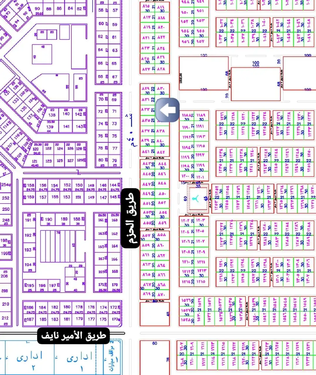 Image from عبدالملك بن ابراهيم التويجري: *( رخصة فال 1100013740 )* *للبيع في المجمعة* *قطعة تجارية ٨٣٣ مخطط...