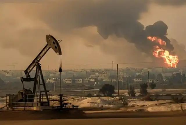 Image from Affaritaliani.it: *Scoppia una nuova guerra, impennata immediata del prezzo del petrolio...