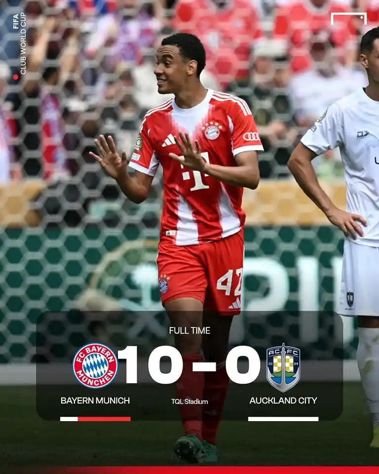 Image from KAPTEN BOLA ©️⚽: Skor mencolok tercipta di laga kedua Piala Dunia Antarklub 🏆 Bayern ...