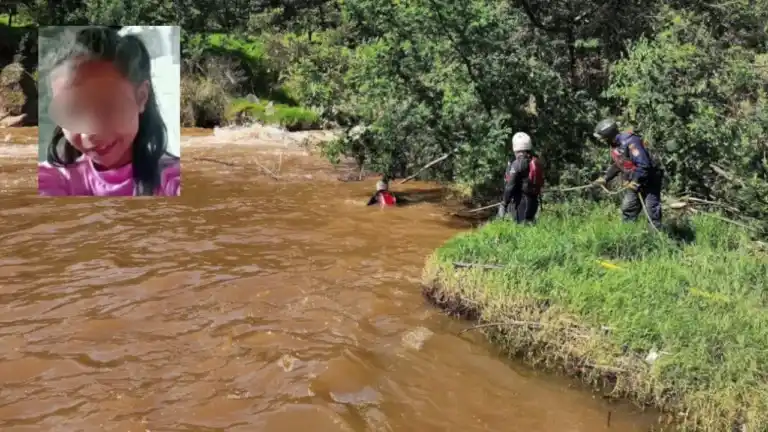 Image from Hora 13 Noticias: ¡Tres días de angustia! Buscan a una niña de 8 años que cayó en el río...