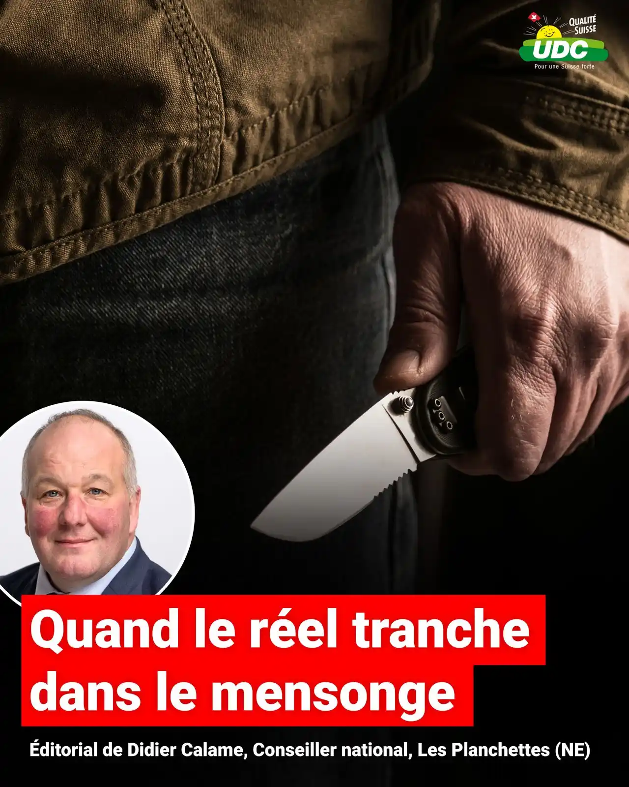 Image from UDC Suisse : Un jour ordinaire en Suisse romande. Un tramway, des passagers, des en...
