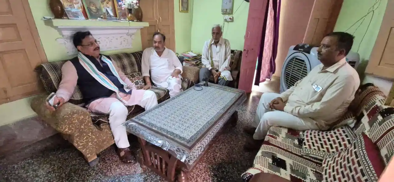 Image from Mithilesh Kumar Katheria: विभाग सद्भाव प्रमुख राकेश मिश्रा जी के बड़े भाई स्व० रामचंद्र मिश्रा ज...