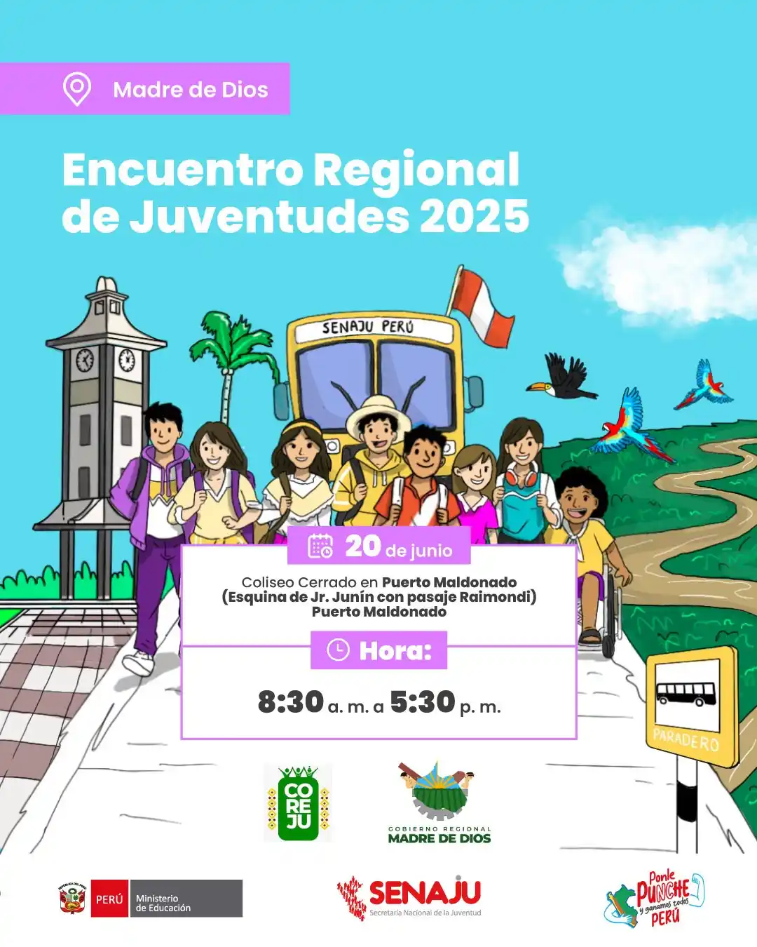 Image from Senaju Perú: 🤩 ¡Ya falta poco para el *Encuentro Regional de Juventudes de Madre d...