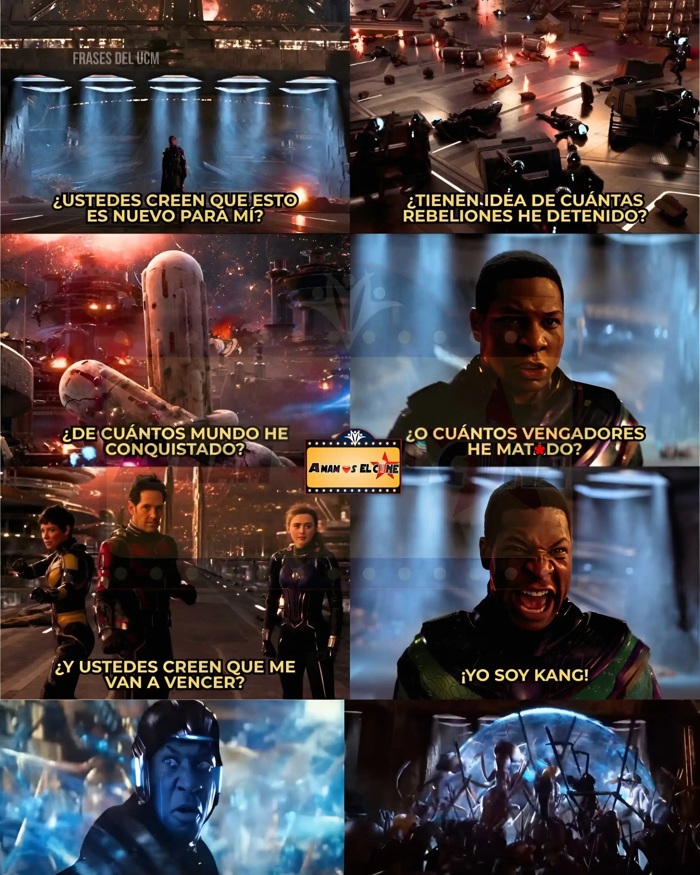 Image from Amamos El Cine: Yo en 2023: 💀😨 / Yo en 2025: 😂🤣  🎬| *‘Ant-Man And The Wasp: Quant...