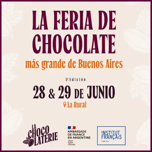 Image from Palermo Mío: 28 y 29/06/25 – Feria La Chocolaterie en La Rural de Palermo Si sos f...