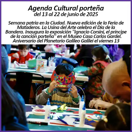 Image from Palermo Mío: Agenda Cultural en CABA del 13 al 22/06/25 El Ministerio de Cultura p...