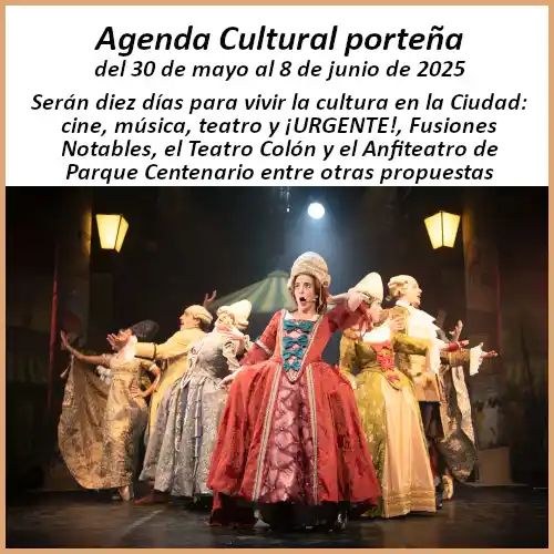 Image from Palermo Mío: Agenda Cultural en CABA del 30/05 al 08/06/25 El Ministerio de Cultur...