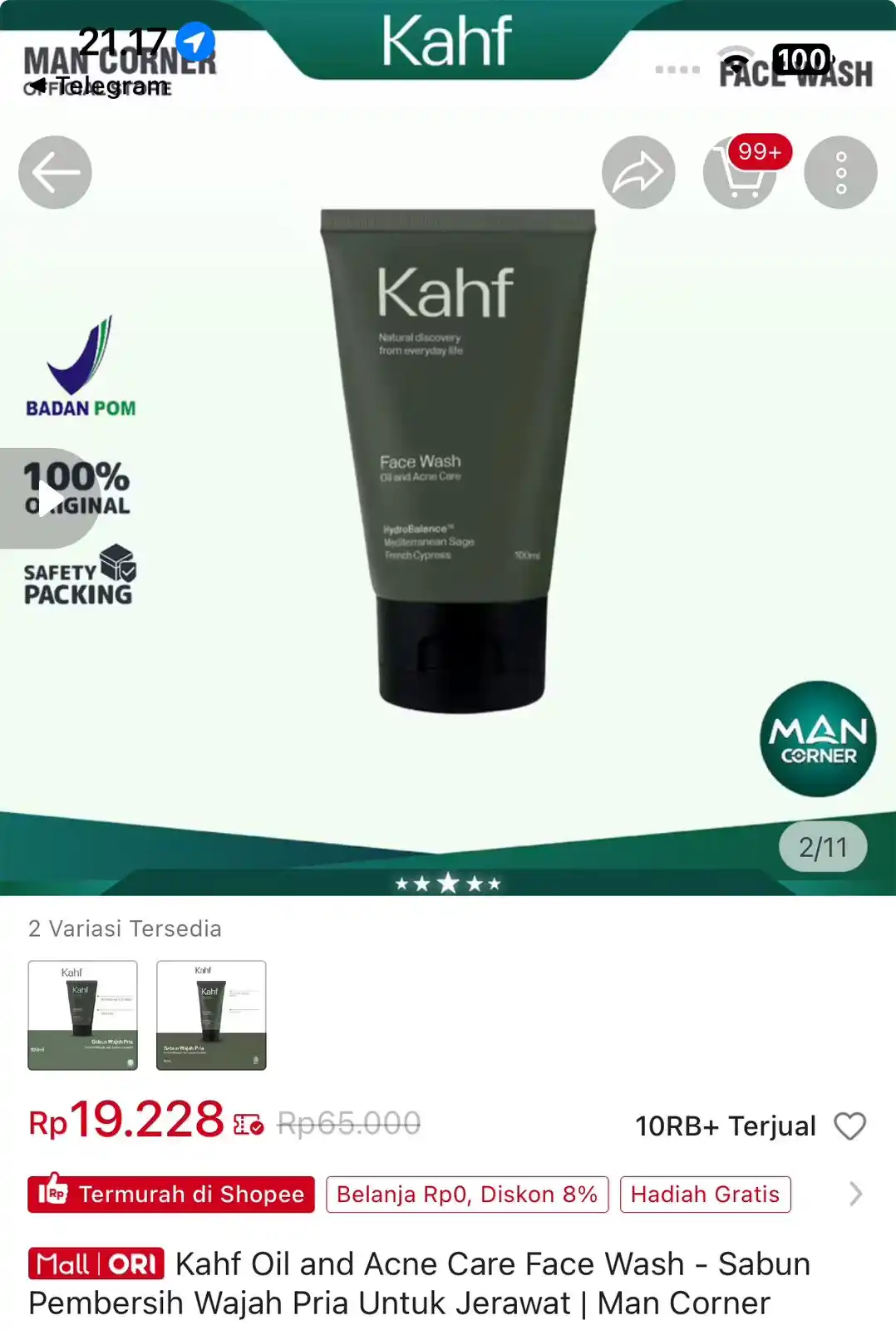 Image from DISKONAN PROMO SHOPEE👛 RACUN SHOPEE🎀 PROMO BELANJA ONLINE 🛒: Fw Kahf https://s.shopee.co.id/708V6Yqi7b?share_channel_code=1...