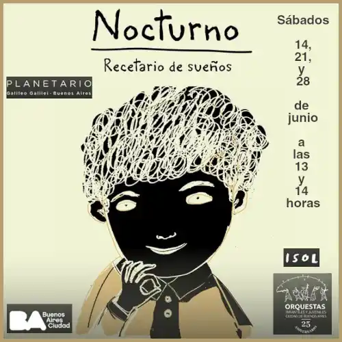 Image from Palermo Mío: «Nocturno, recetario de sueños en concierto» nuevamente en el Planetar...