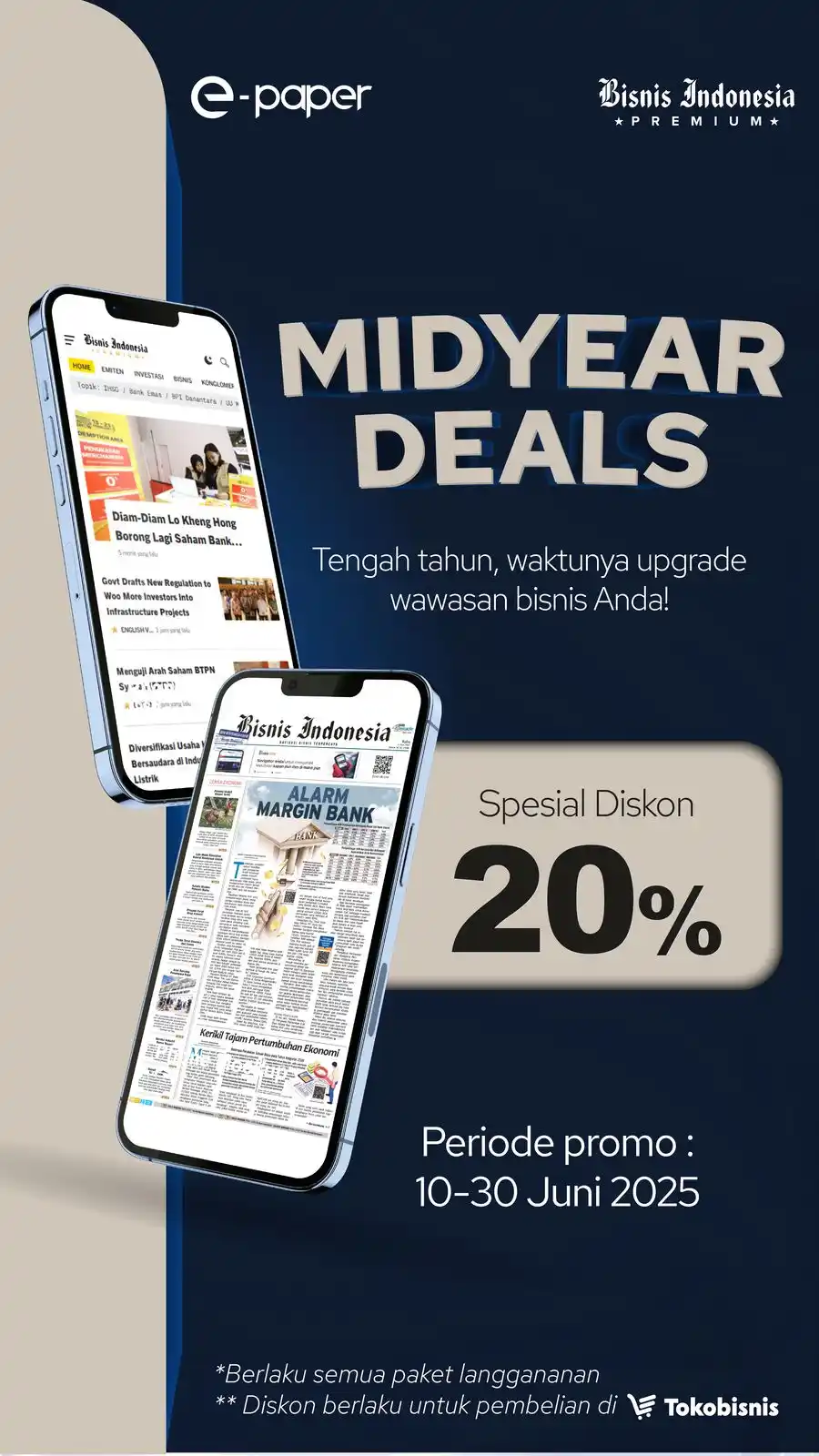 Image from Bisnis Indonesia Group: *✨ MIDYEAR SALE! ✨*  Dukung langkah cerdas Anda di pertengahan tahun d...