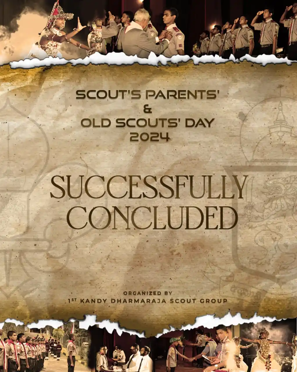 Image from Dharmaraja College: Scout Parents and Old Scouts Day 2024 concluded with pride and unforge...