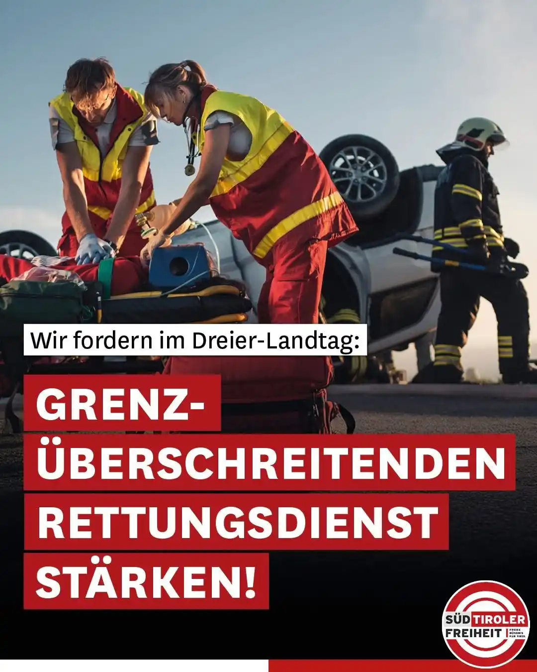 Image from Süd-Tiroler Freiheit: 🚨 Auf gemeinsame Initiative der Süd-Tiroler Freiheit und der FPÖ-Tiro...