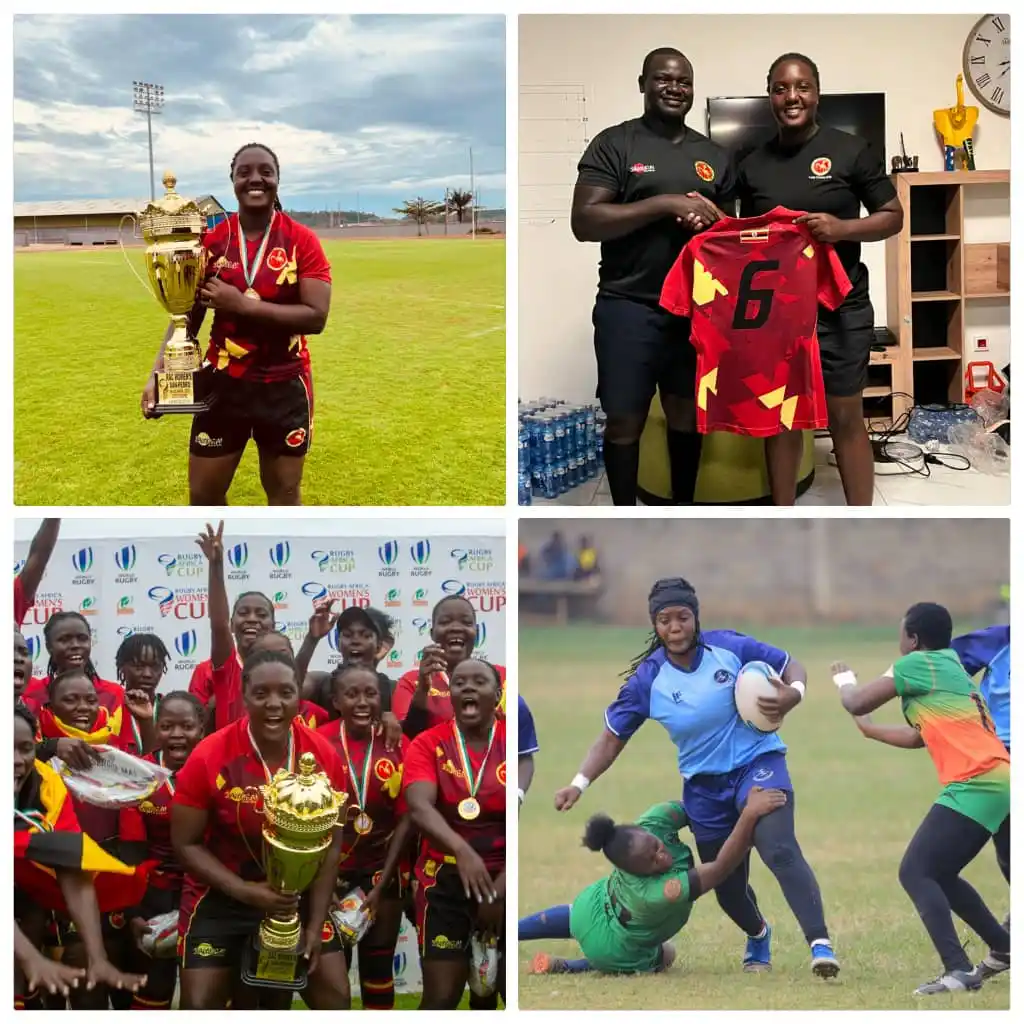Image from Fat Cats Podcast: Woman Celebration Wednesday 🏉 ANGELLA ZZIWA NANYONJO Position - Lo...