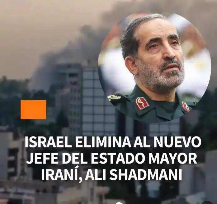 Image from Noticias de Venezuela: 17 junio 25 El Ejército israelí informó este martes que eliminó al rec...