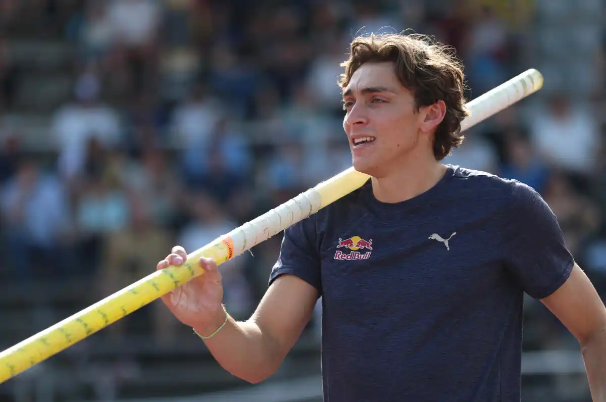 Image from Sportstar: 🤯 ANOTHER DAY, ANOTHER WORLD RECORD 👑 Mondo Duplantis is the King of...