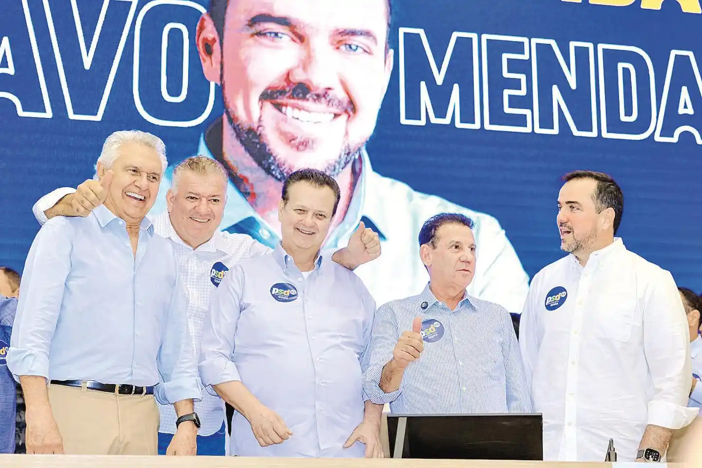 Image from O Popular: 🗳️ *Caiado agora fala em 'sensatez' para definir chapa ao Senado*  Ap...