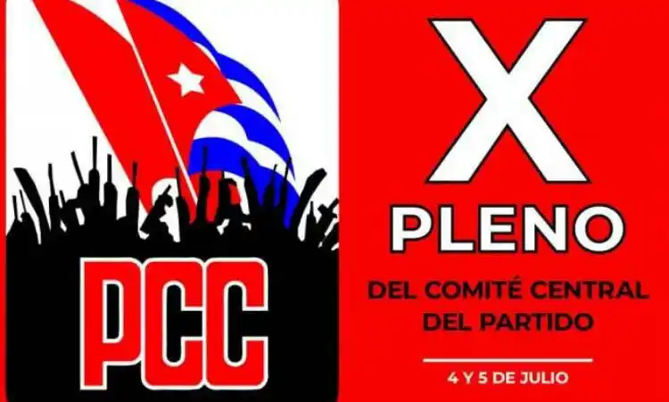 Image from La nota: 🔴🇨🇺Partido Comunista de Cuba convoca a su X Pleno para abordar reto...