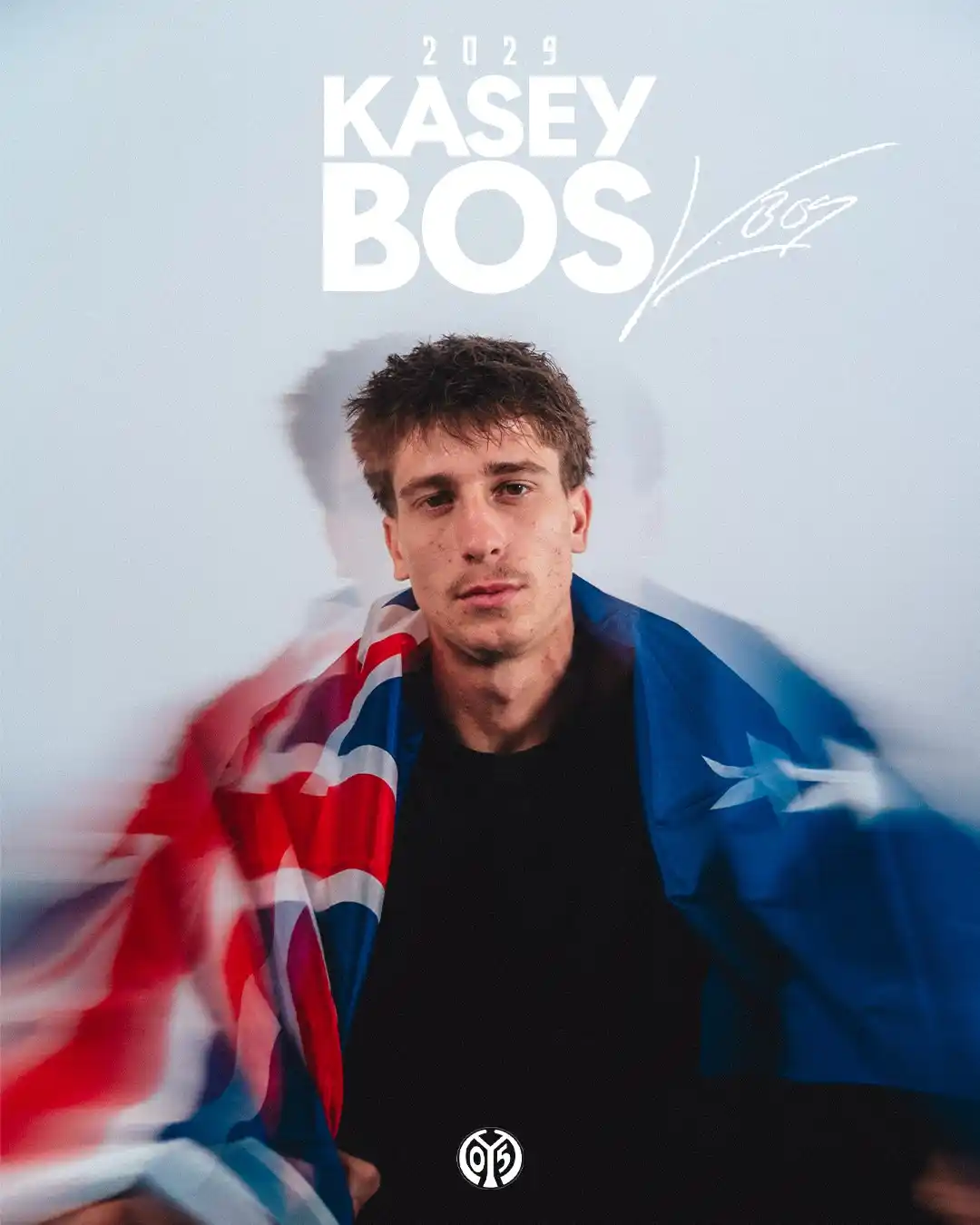 Image from Mainz 05: Herzlich Willkommen am Bruchweg, Kasey Bos! 😍   Der 21-jährige Austra...