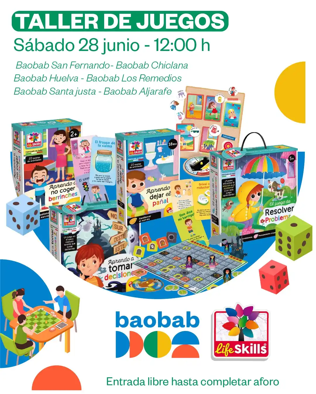 Image from Baobab libros y juegos 📚🎲♟️: 🎉 ¡Nuevo taller en Baobab! 🎉 El sábado 28 a las 12:00 h ven con los ...