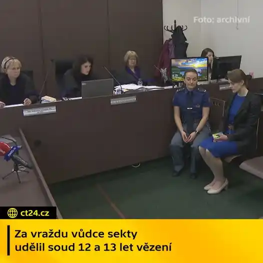 Image from ČT24: Pražský městský soud uložil tresty v případu vraždy zakladatele kutnoh...