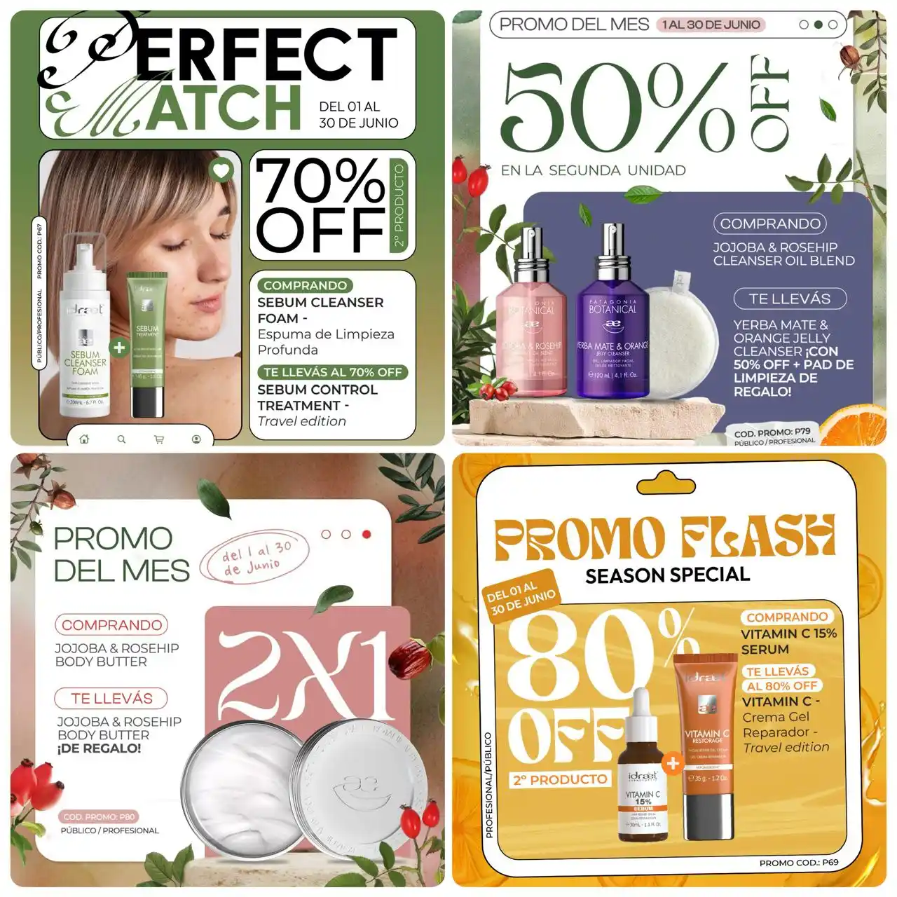 Image from Info Profesional BELLESUR: *PROMO P67 – Dúo Antiacné* 💚 Sebum Cleanser Foam + Sebum Control Trea...