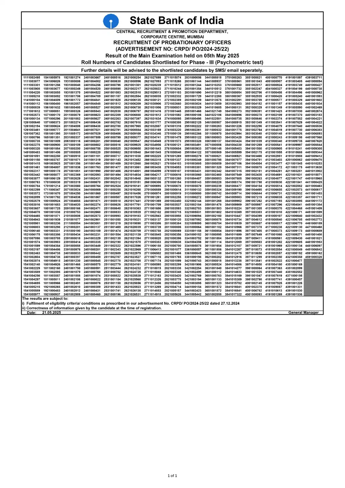 CWNotification Bulletin post