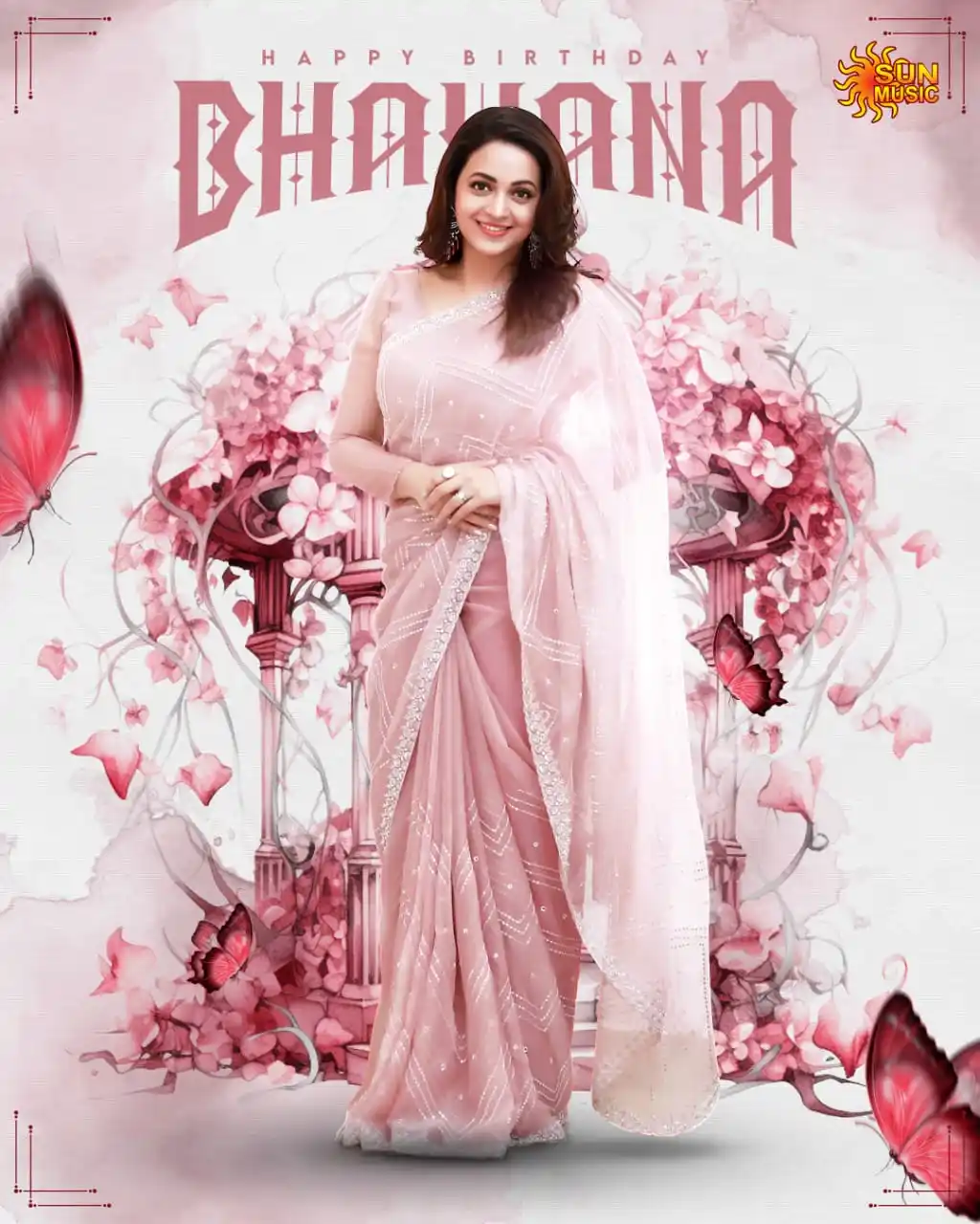 Image from Sun Music: Wishing the gorgeous actress <a class="text-blue-500 hover:underline c...