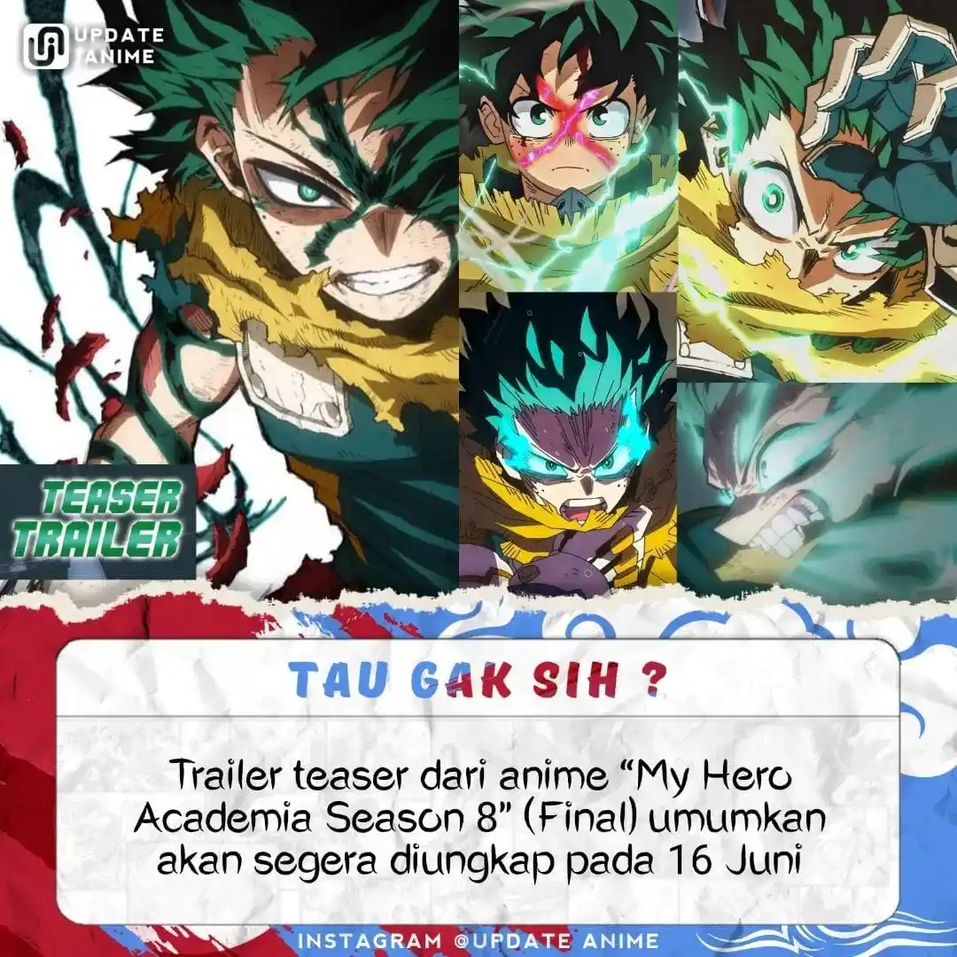 Image from ANIME VID STICKER JAPAN UPDATE🇯🇵: *益* Boku no Hero Academia (My Hero Academia FINAL SEASON atau Season 8...