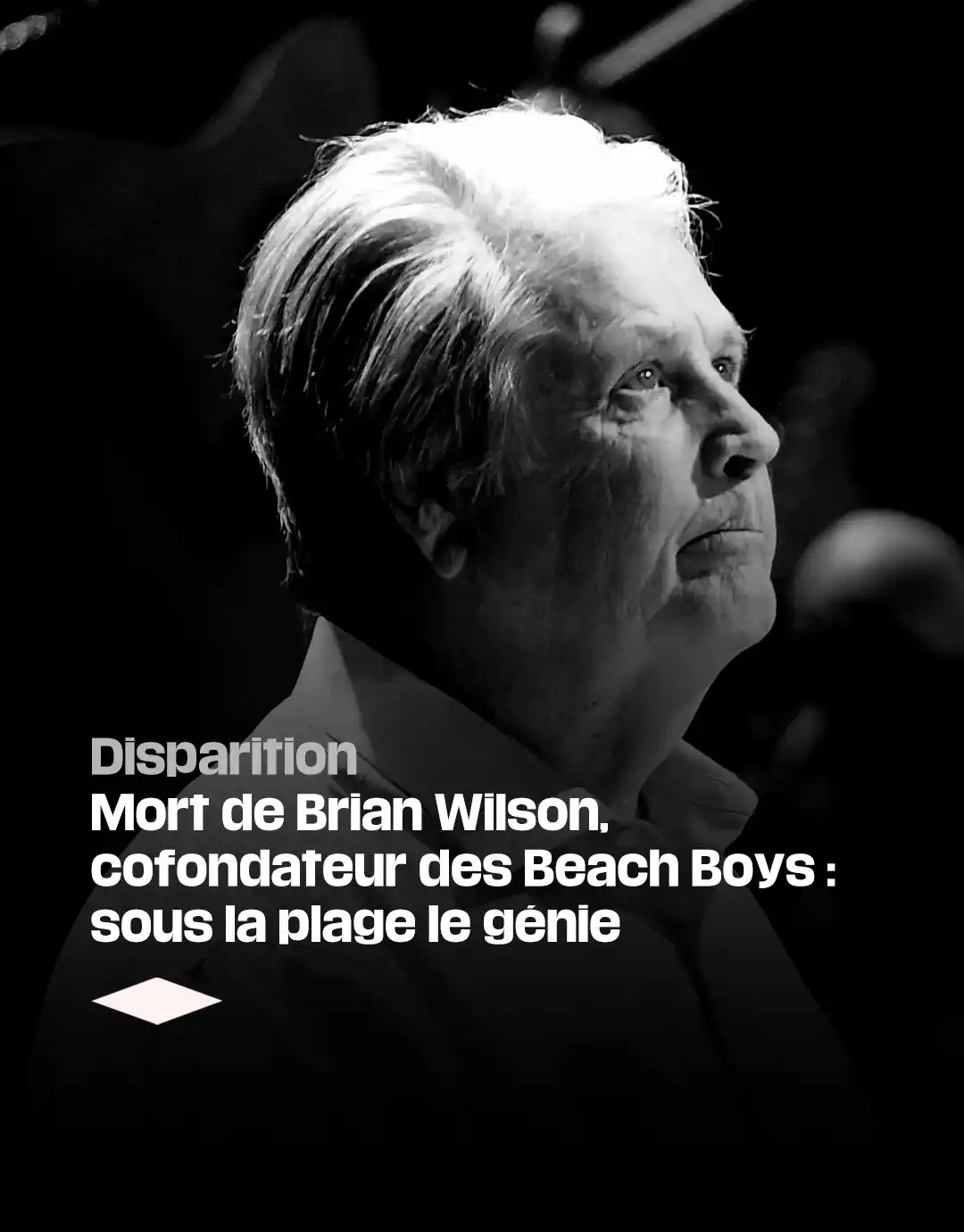 Image from Libération: Aîné de la fratrie des Beach Boys, architecte sonore fabuleux et conce...