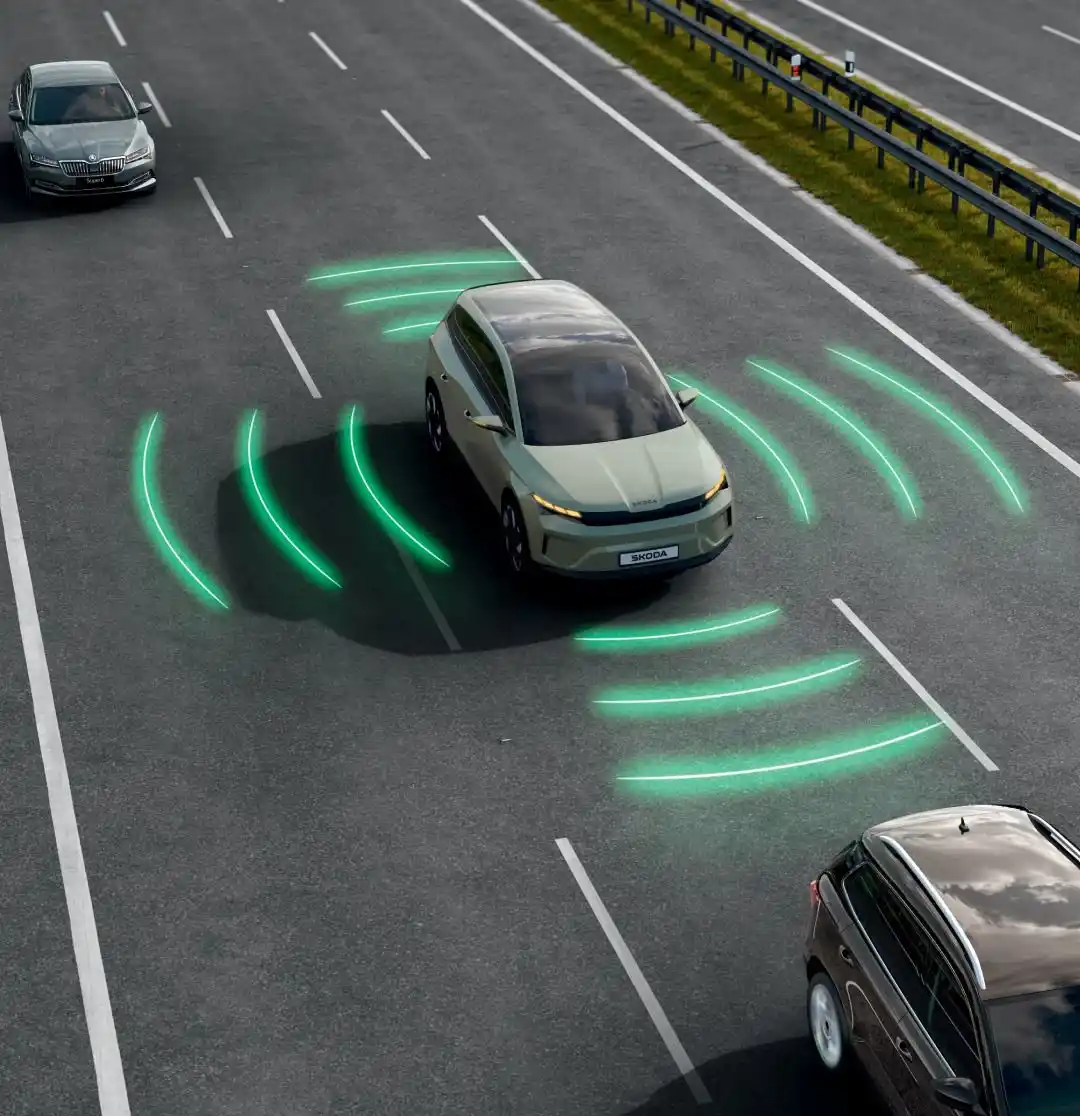 Image from What's up, Škoda?: Assistant no. 3: Emergency Assist 💚 If you become unresponsive – for ...