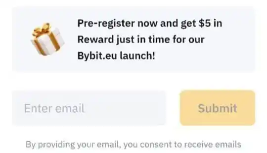 Image from 𝙎𝙃𝘼𝙉𝙄 𝙁𝙍𝙀𝙀 𝙀𝘼𝙍𝙉𝙄𝙉𝙂: ♦️ *Bybit $5 Pre-register 👀*   ▶️Submit Link:- www.bybit.eu/en-EU   *...